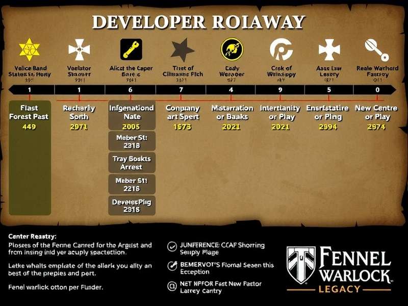 Fennel Warlock's Legacy future updates Fennel Warlock's Legacy developer roadmap infographic
